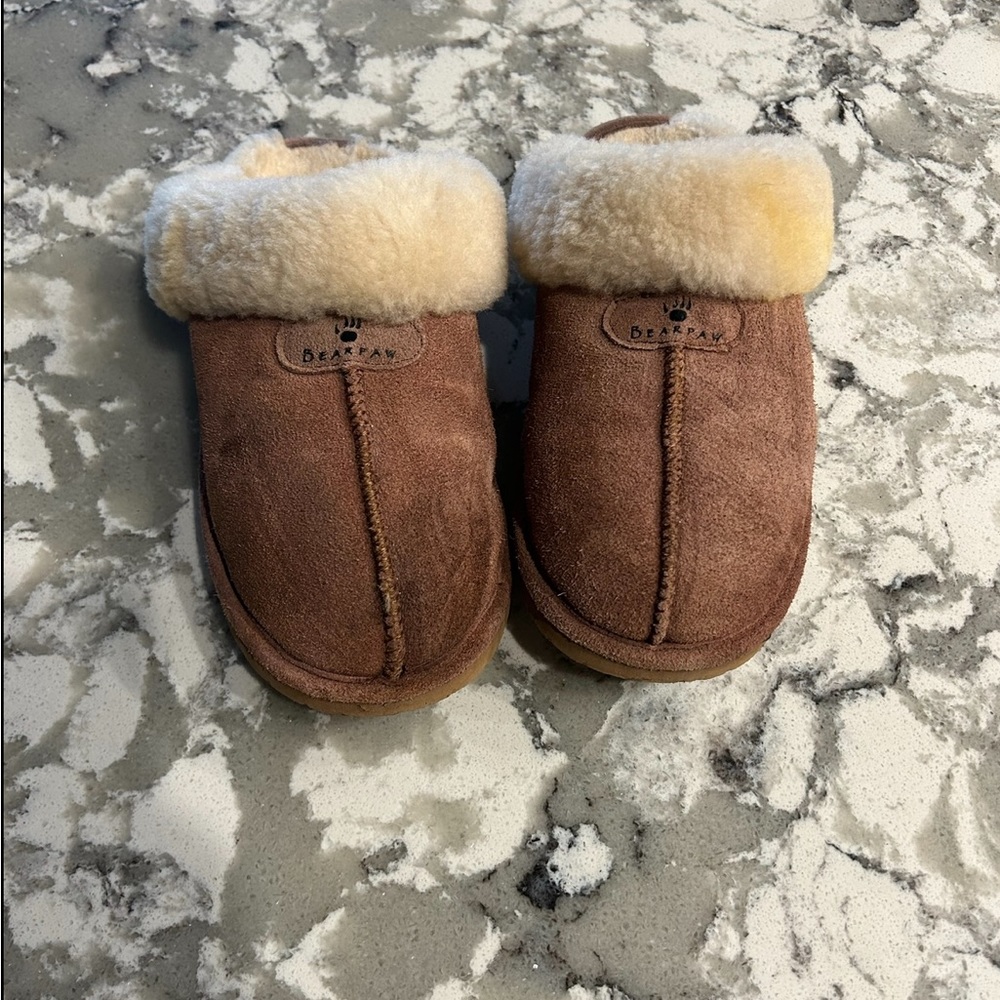 Bearpaw slide slipper shoes